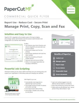 Papercut, Mf, Commercial, Ditto Copy Systems